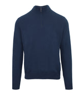 Zenobi, Half Zipper Navy  Sweater